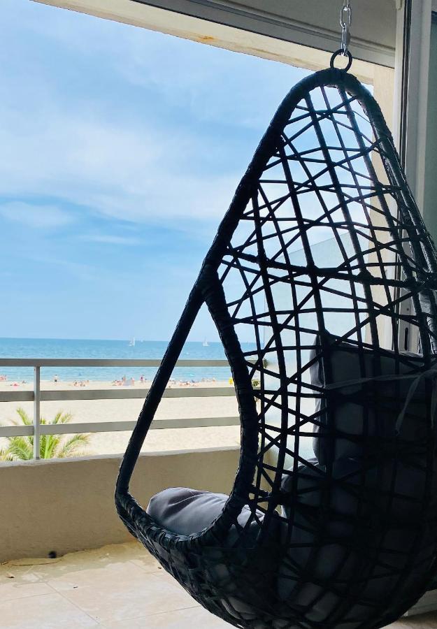 EDEN Exceptionnel! Vue mer 10m de la plage parking privé gratuit à 100m Canet Exterior foto