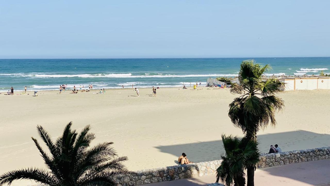EDEN Exceptionnel! Vue mer 10m de la plage parking privé gratuit à 100m Canet Exterior foto